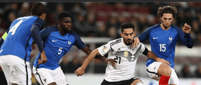 德国队将在周末参加一场对阵法国的比赛