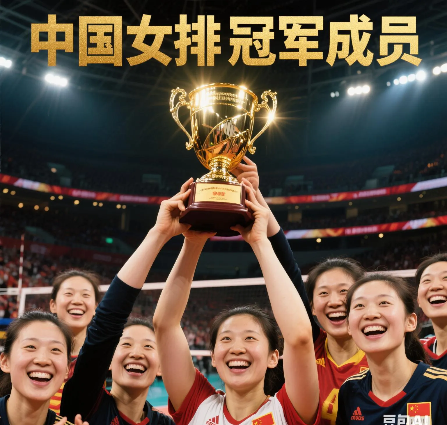 女排比赛中国队力克对手夺冠